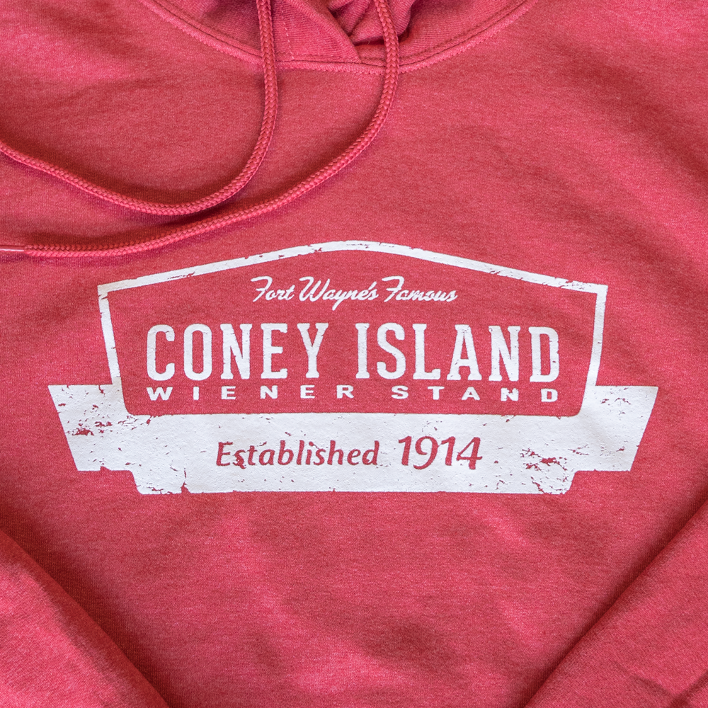 Coney Island Hoodie - Red