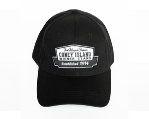 Coney Island Baseball Cap, Black