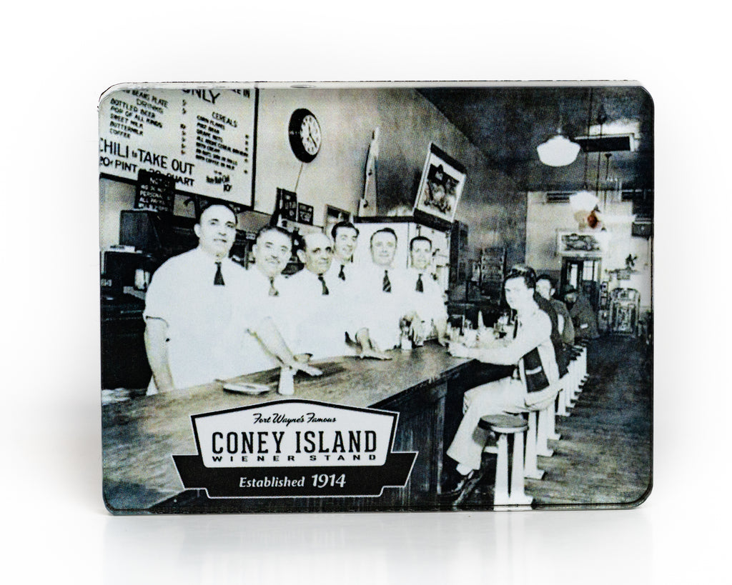 Coney Island Magnet, Vintage Photo circa 1933